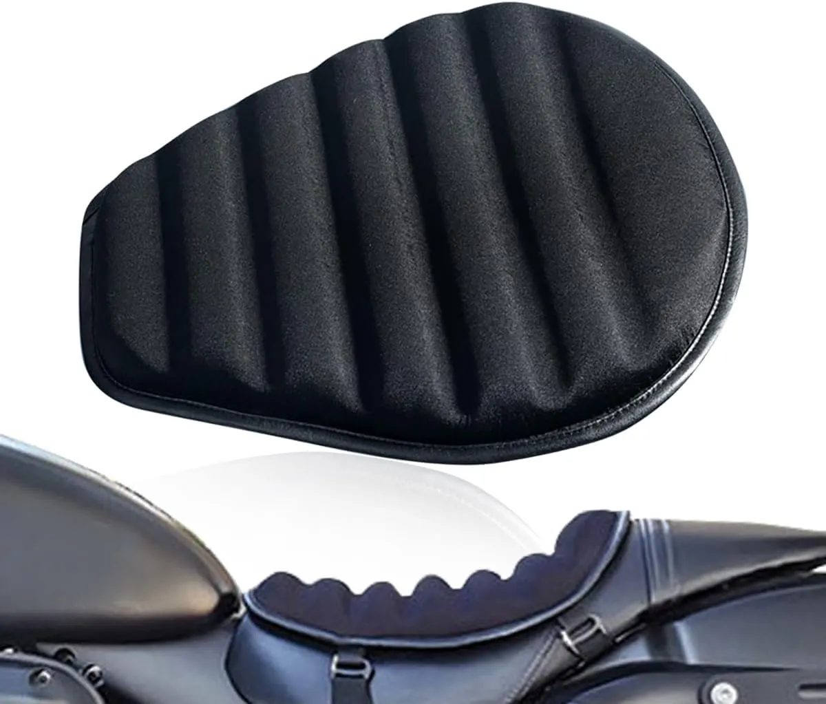Motorcycle Seat Cushion,3D Honeycomb Motorcycle Gel Seat Pad Cover Breathable Shock Absorption for Long Rides Motorcycle Accessories