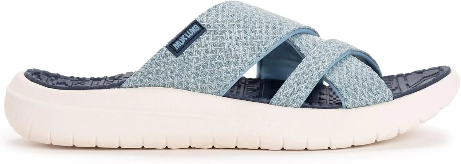 MUK LUKS Women's Sassy Cross-Over Sandal