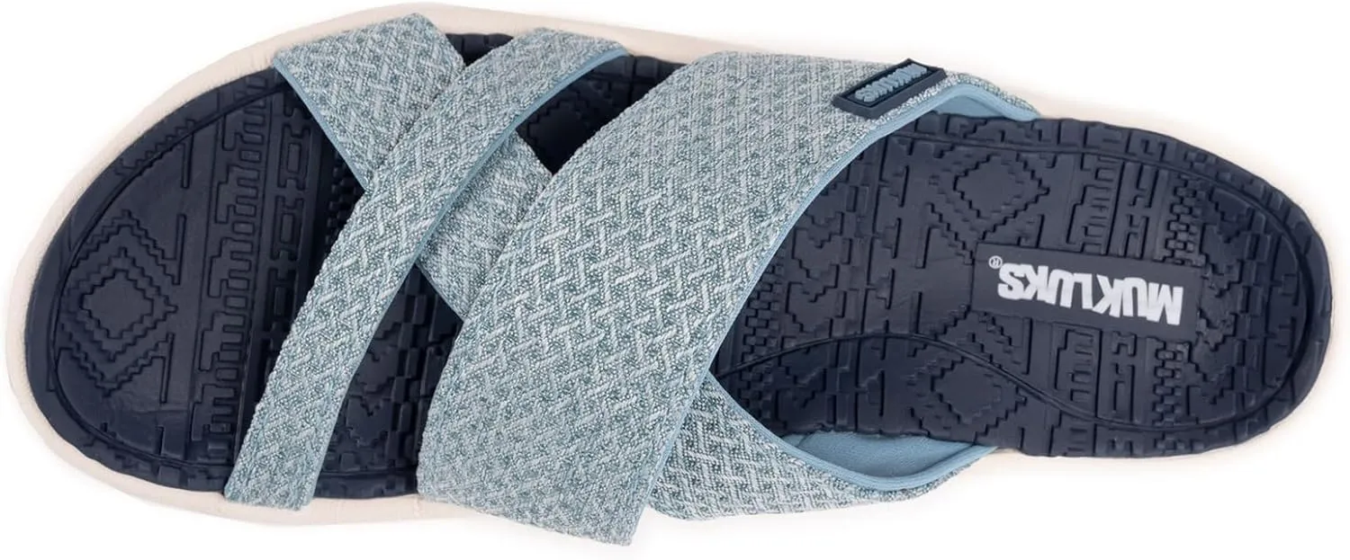 MUK LUKS Women's Sassy Cross-Over Sandal