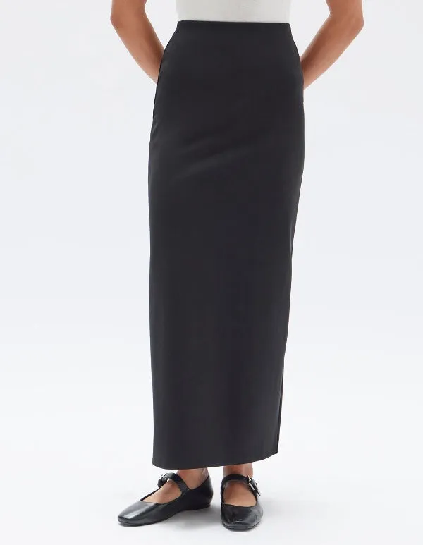 Myca Jersey Skirt Black