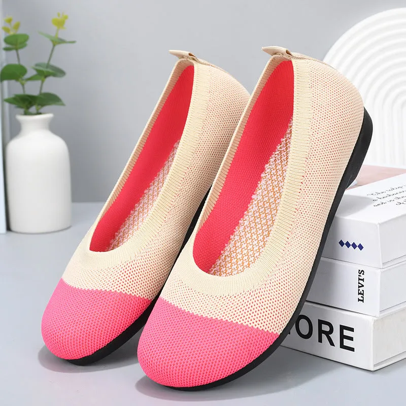 Nanccy Weaving Breathable Loafers  Comfortable Walking Casual Flats Shoes WF15
