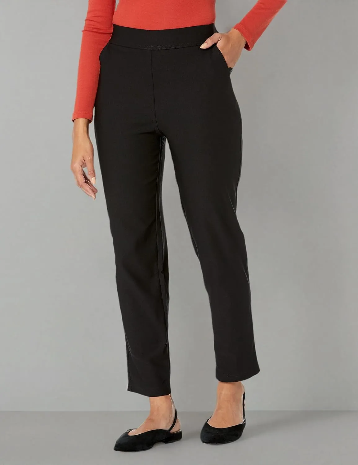 Nanette Nanette Lepore Women's Freedom Stretch Pull on Flattering Pant