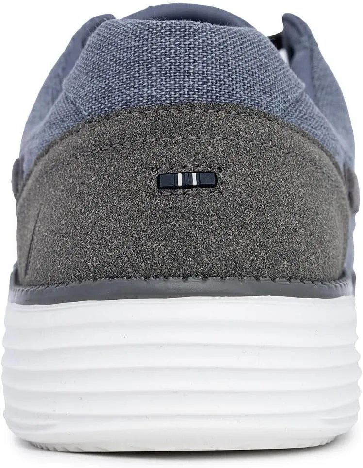 Nautica Men's Slip-On Casual Loafers Comfort Sneaker - Elastic Stretch Moccasin - Athletic Walking Shoe-Pearson