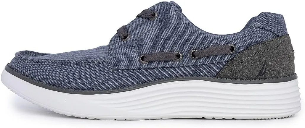 Nautica Men's Slip-On Casual Loafers Comfort Sneaker - Elastic Stretch Moccasin - Athletic Walking Shoe-Pearson