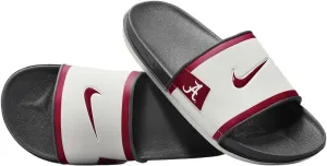 Nike College Offcourt (Alabama) Slides (FN2642-001, Night Silver/Dark Smoke Grey/Team Crimson)