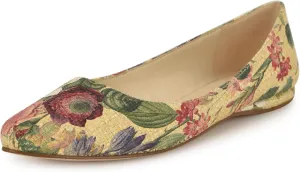 Nine West Women's Speakup Pointy Toe Slip-On Ballet Flat
