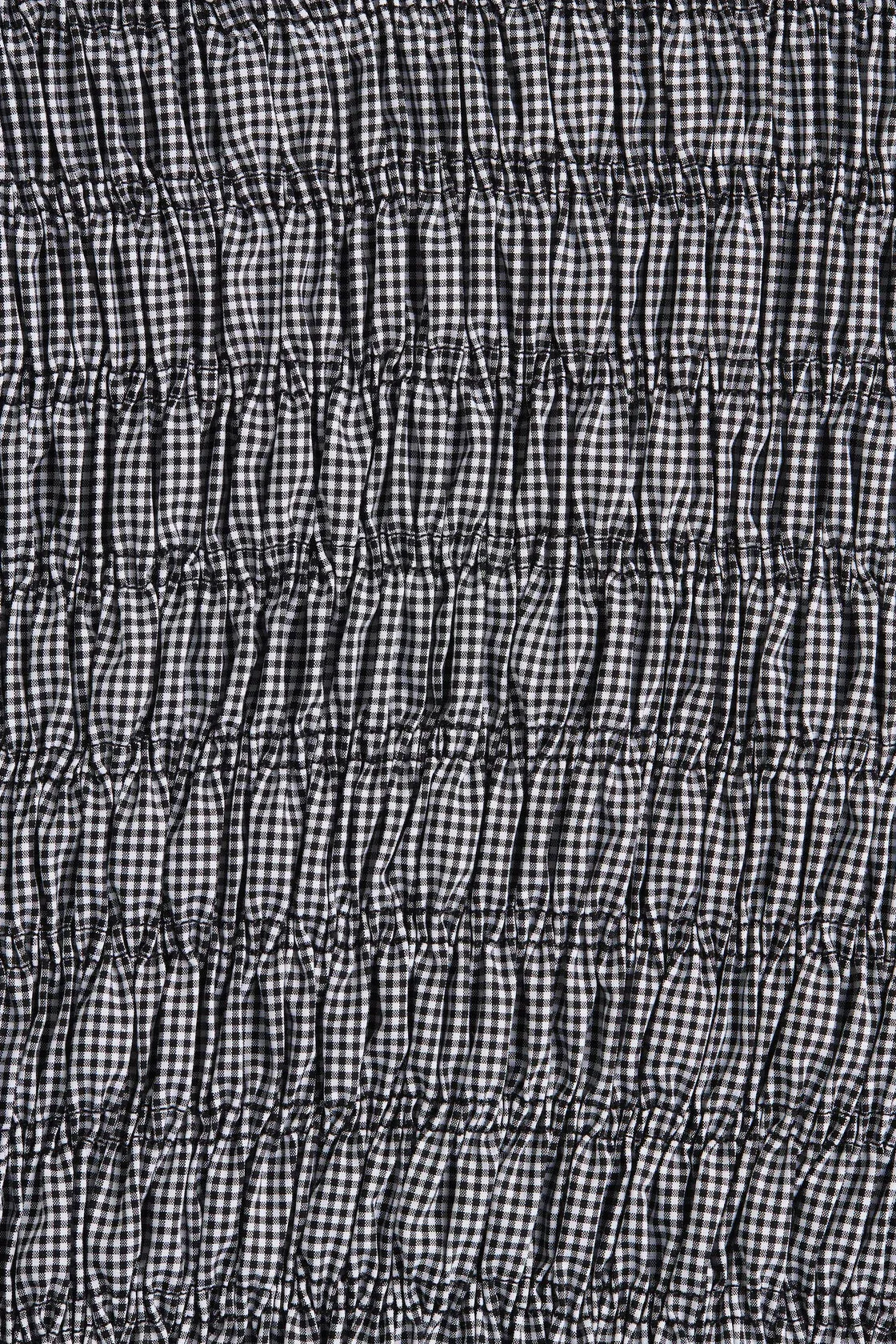 Noa Mini Dress  - Gingham - Black