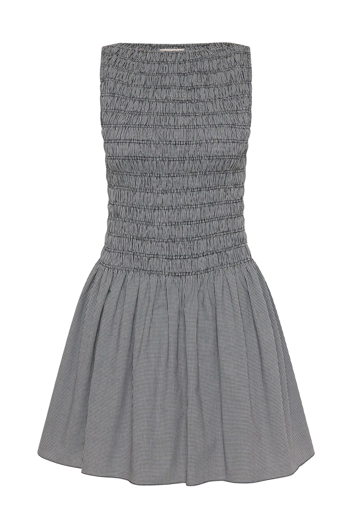 Noa Mini Dress  - Gingham - Black