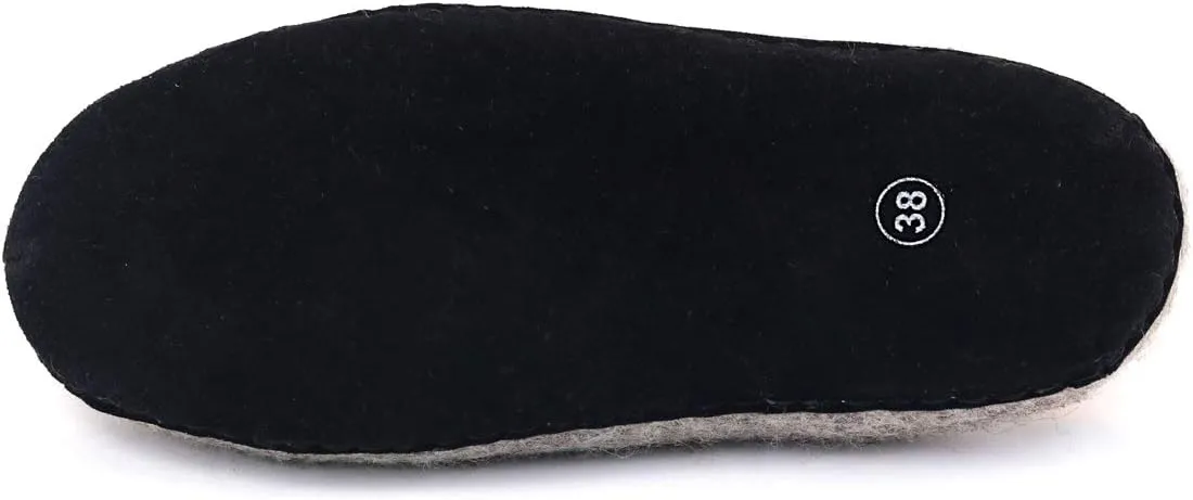 Nootkas Men's Felted Merino Wool 'Astoria' Mule House Slipper