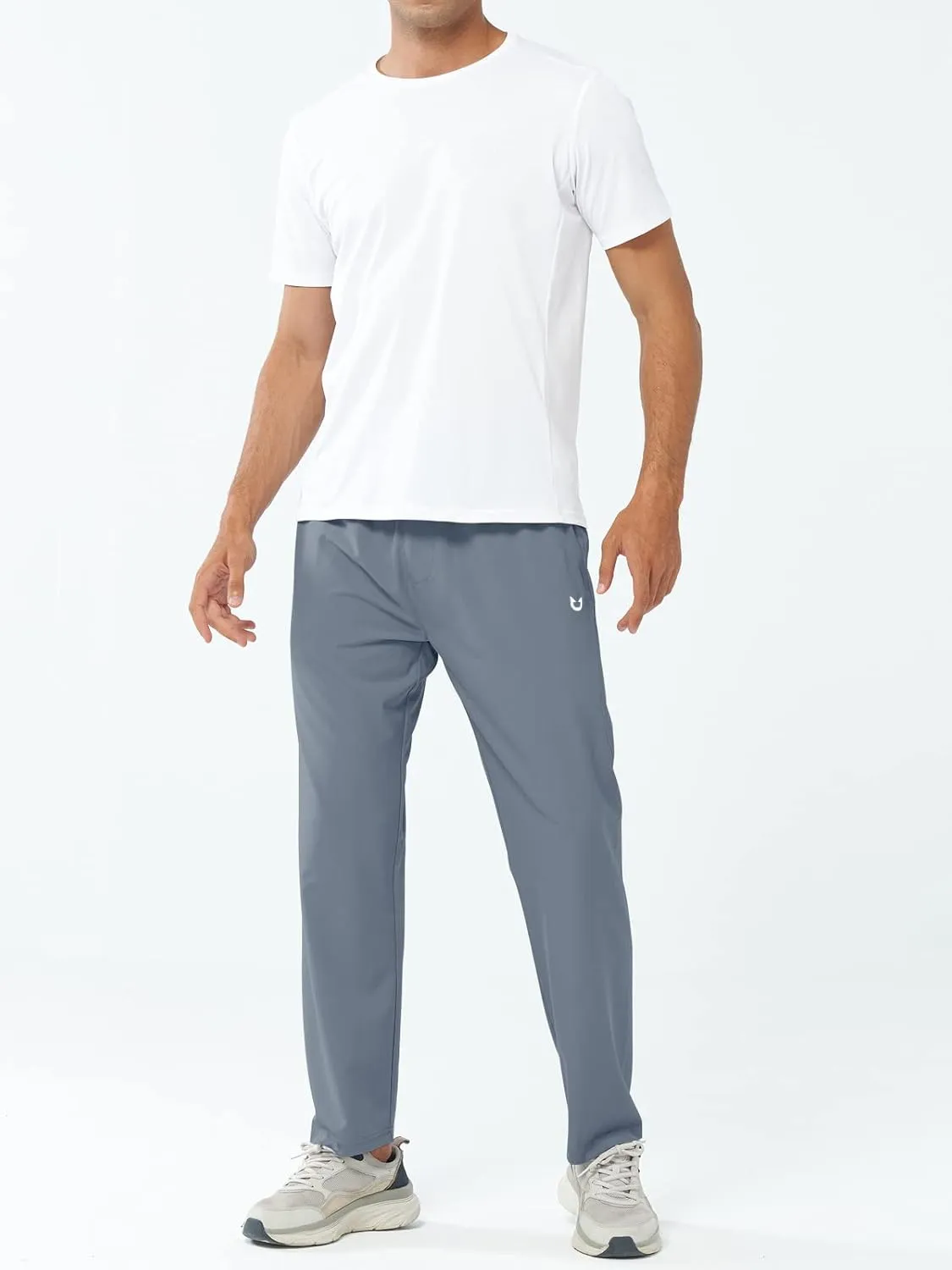 NORTHYARD Men's Athletic Pants Running Workout Joggers Lightweight Gym Jogging Track Casual Sweatpants with Zipper Pockets