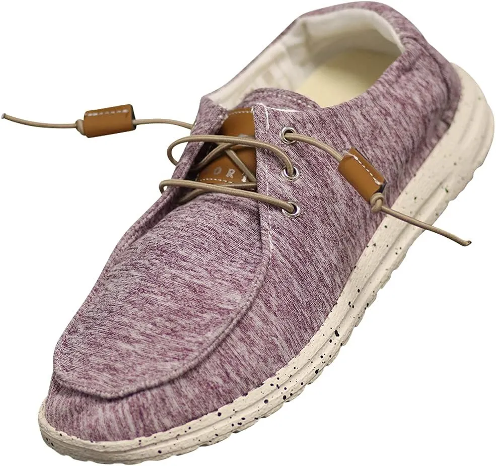 NORTY Women's Loafers & Slip-Ons - Casual Boat Shoes - Lace-Up Slip On Shoes Women