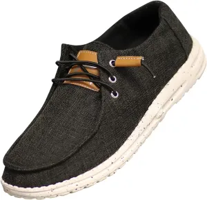NORTY Women's Loafers & Slip-Ons - Casual Boat Shoes - Lace-Up Slip On Shoes Women