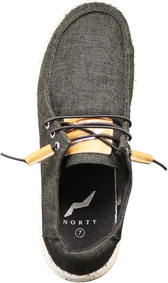 NORTY Women's Loafers & Slip-Ons - Casual Boat Shoes - Lace-Up Slip On Shoes Women