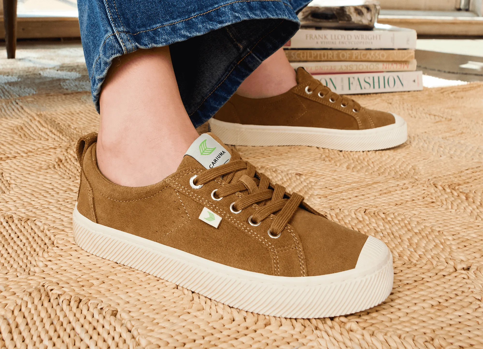 OCA Low Black Suede Sneaker