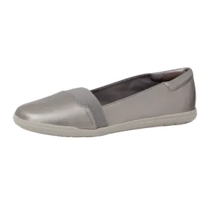 On Pewter Easy Cushioned Toe Spirit Endless variety Ballet Round Light Flats Slip Bounce Discounted delivery Ultra