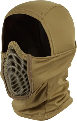 OneTigris Balaclava Mesh Mask, Ninja Tactical Mask with Full Face Protection for Outdoor