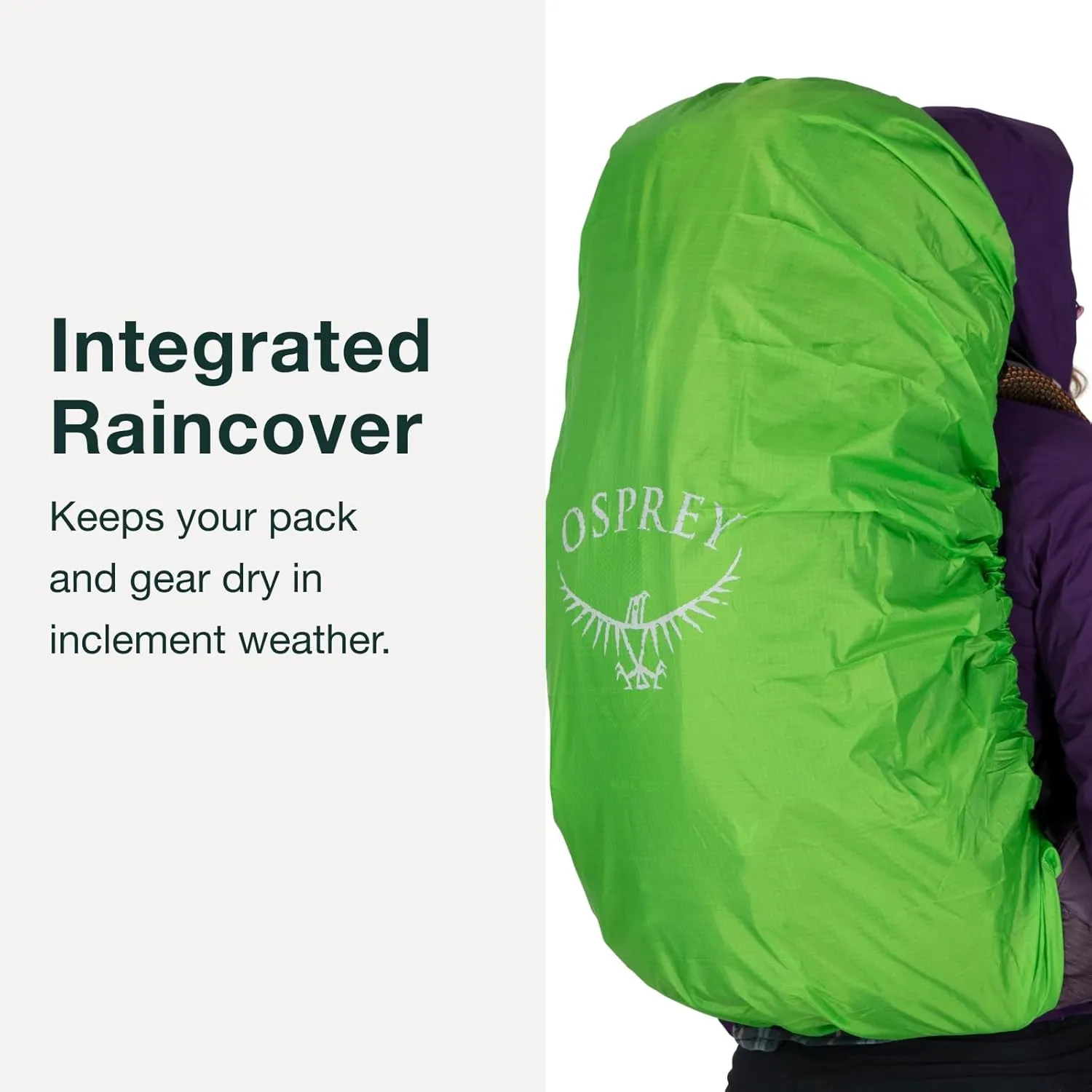 Osprey Aura AG 65L Women's Backpacking Backpack, Enchantment Purple, WM/L