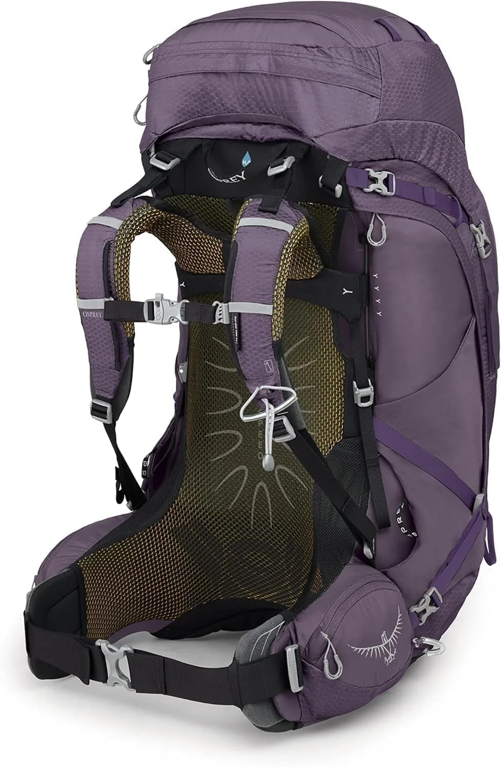Osprey Aura AG 65L Women's Backpacking Backpack, Enchantment Purple, WM/L