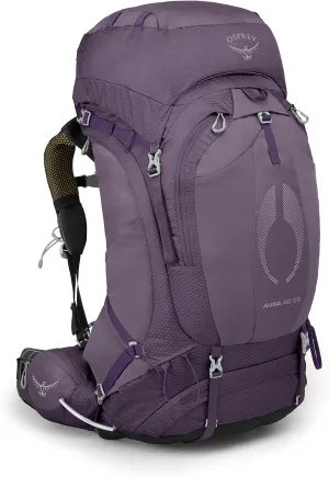Osprey Aura AG 65L Women's Backpacking Backpack, Enchantment Purple, WM/L