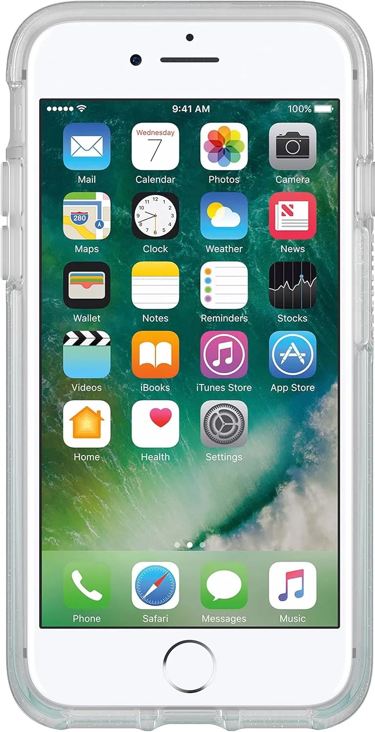 OtterBox Symmetry Series Slim Case for iPhone SE 3rd Gen (2022), iPhone SE 2nd Gen (2020), iPhone 8/7 (NOT Plus) Non-Retail Packaging - Aloha Ombre
