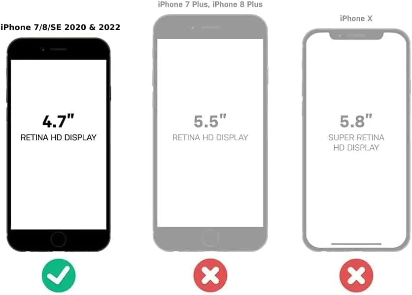OtterBox Symmetry Series Slim Case for iPhone SE 3rd Gen (2022), iPhone SE 2nd Gen (2020), iPhone 8/7 (NOT Plus) Non-Retail Packaging - Aloha Ombre