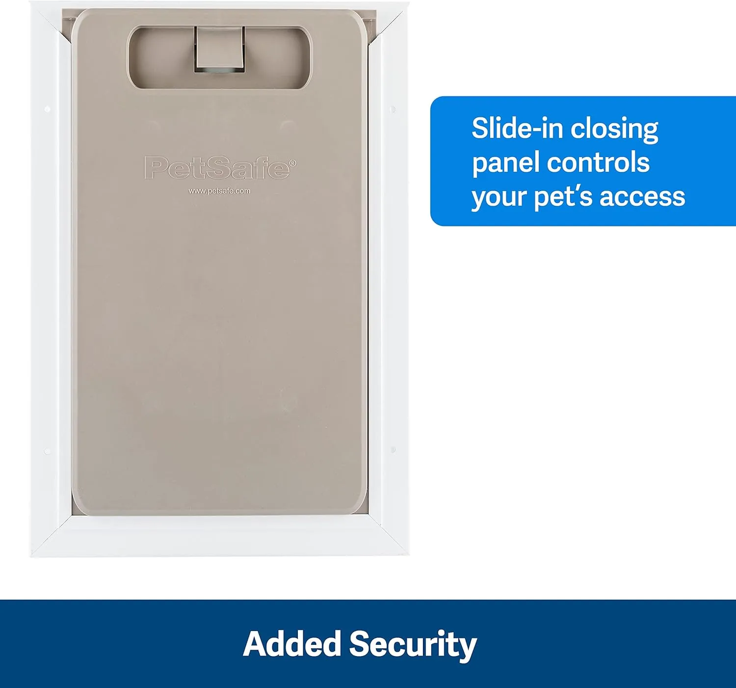 PetSafe Freedom Aluminum Dog and Cat Door - Durable Frame - Small, Medium, Large, X-Large