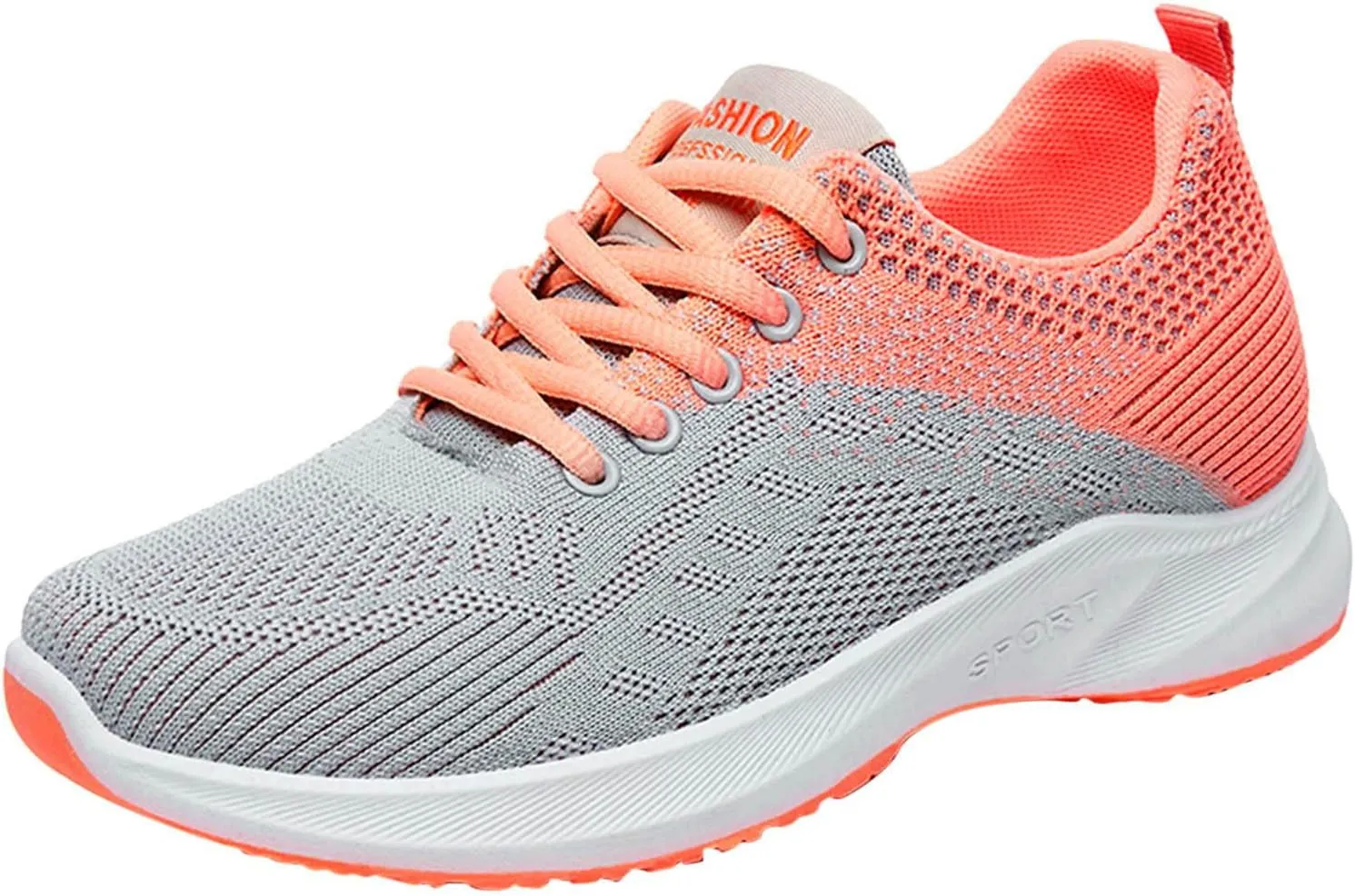 Pimfylm Women's Comfort Walking Shoes Slide Soles, Ultra Light-Weight Ortho Stretch Cushion Shoes for Women Mesh Athletic Style