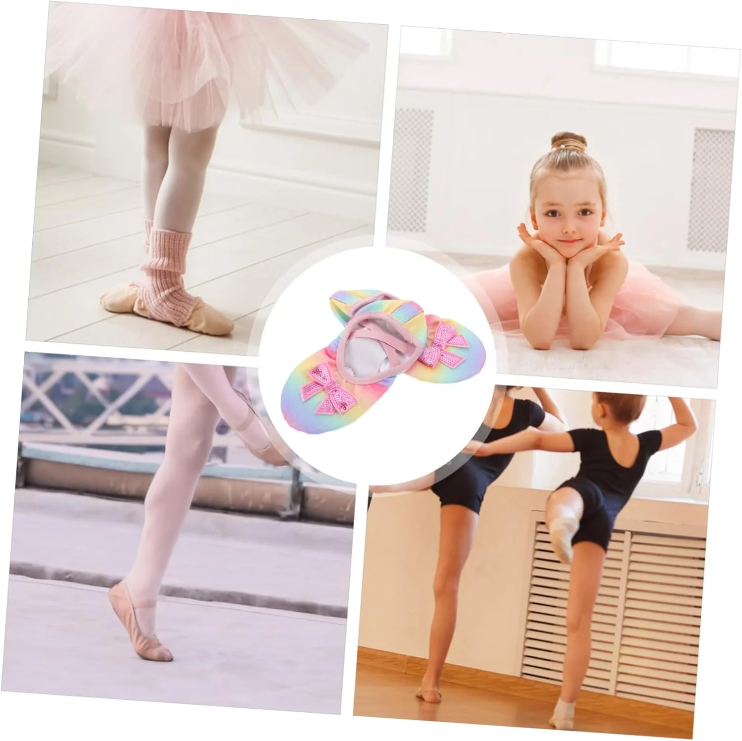 POPETPOP Dance Shoes Ballet Shoes for Tap Shoes for Dancing Shoes Dance Shoes for Girl Ballet Shoes Women Ballet