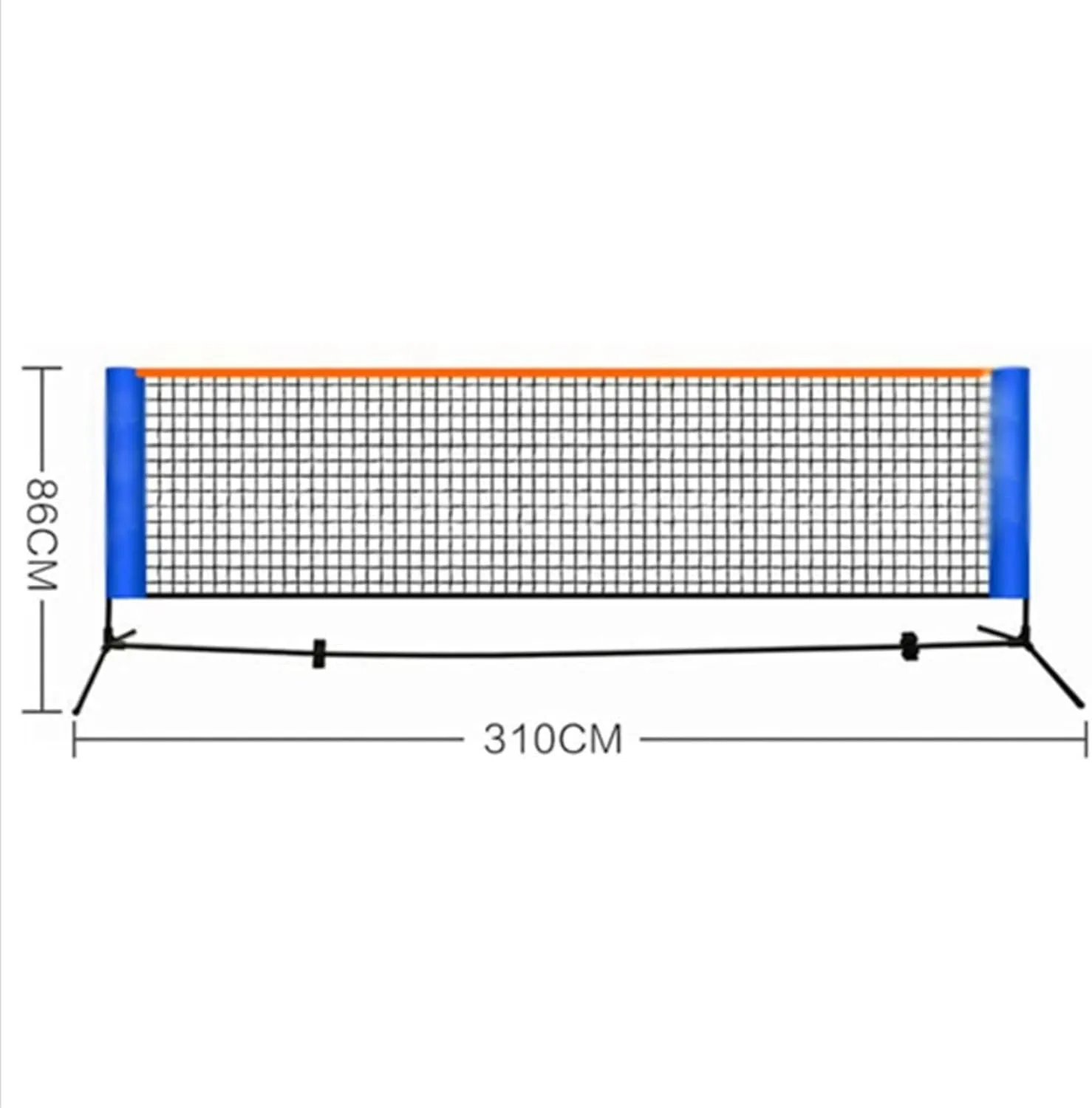 Portable Multi Sports Combo Net, with Collapsible Frame and Durable Carry Bag Tennis Net Set, Easy and Quick Setup Sports Net