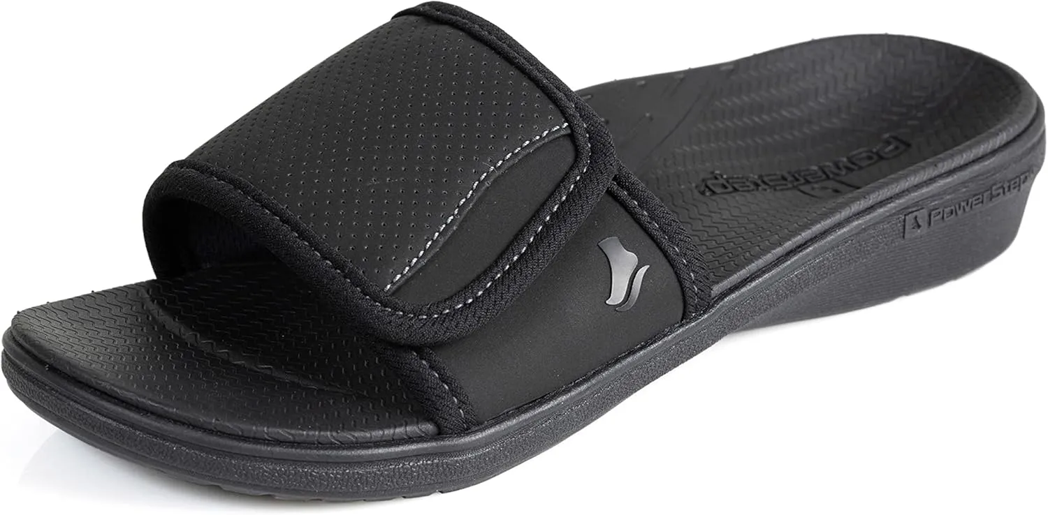 PowerStep Women's Arch Support, Plantar Fasciitis Relief Slide Sandal