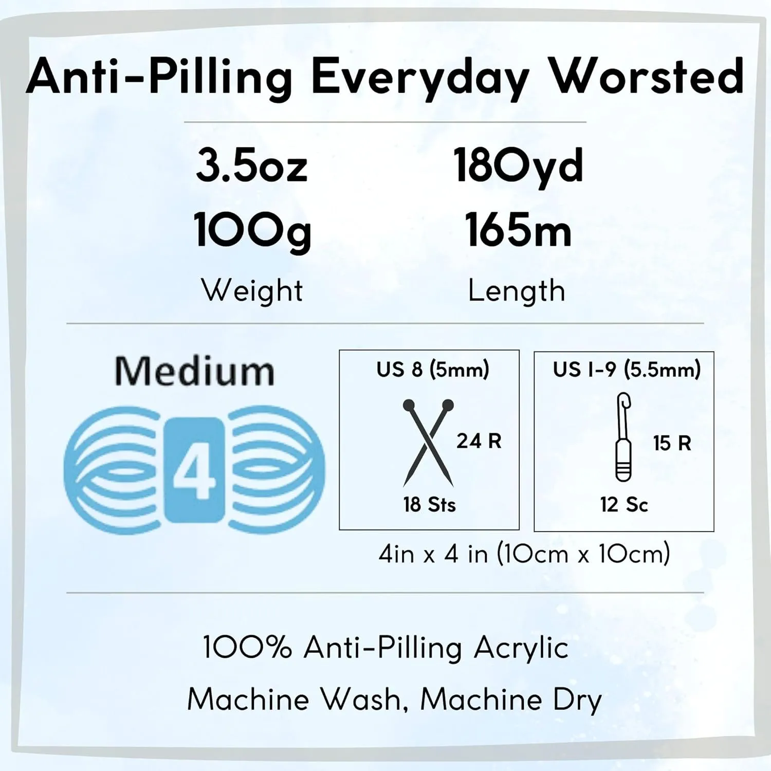 Premier Yarns Everyday Anti-Pilling Solid Aubergine DN100-10 (3-Skeins - Same Dye Lot) #4 Worsted Weight Acrylic Yarn for Crocheting and Knitting with Project Bag