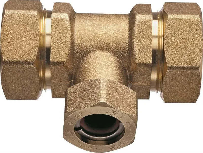 Pro-flex Brass Tee 3-4x3-4x1-2