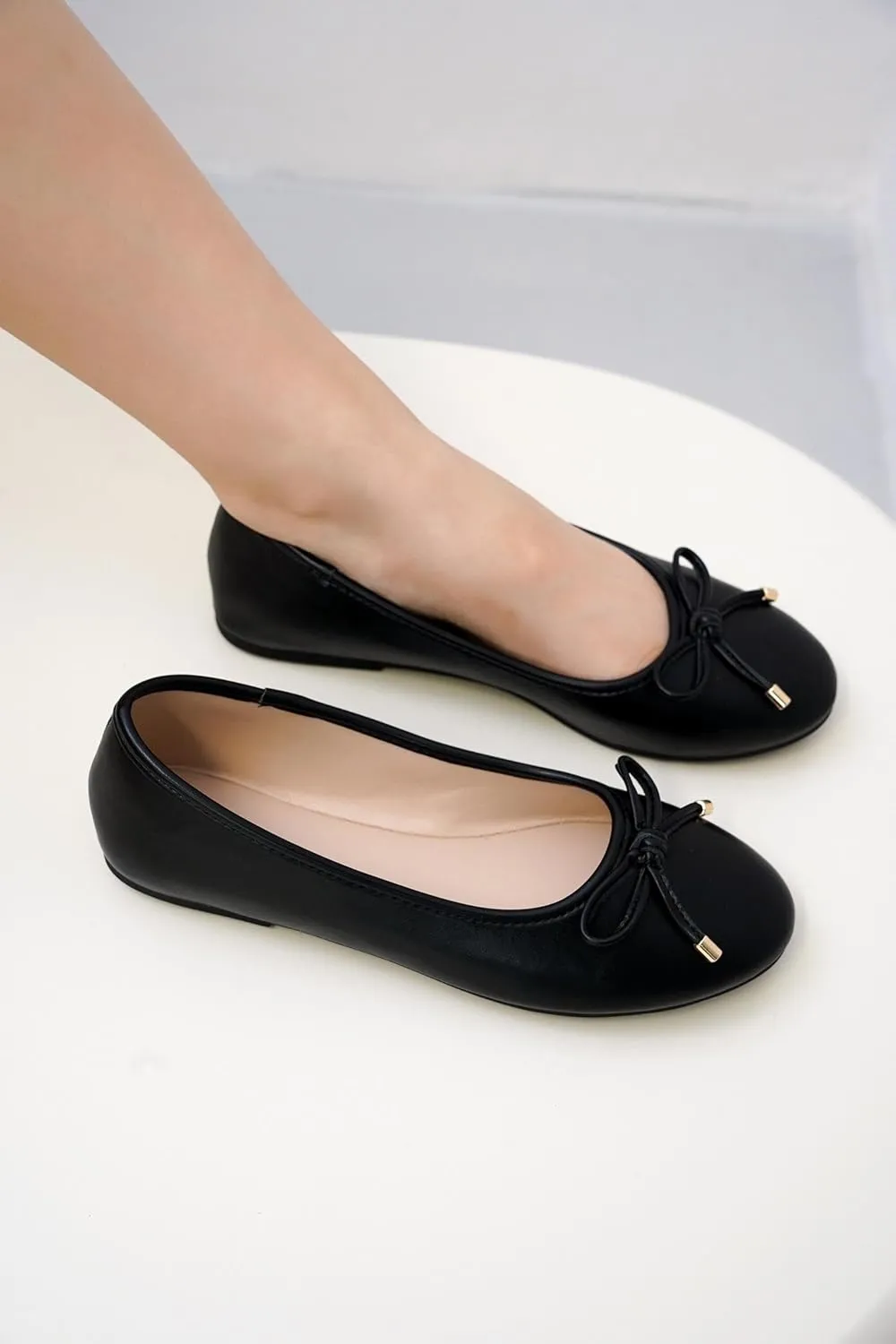 Project Cloud Ballet Flats Shoes for Women, Casual Womens Shoes Dressy w/Memory Foam Insole, for Mom Flats for Women Footwear, Womens Dresses Shoes (Ellison)