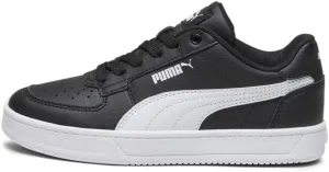 PUMA Caven Sneaker, Black White, 6 US Unisex Big Kid