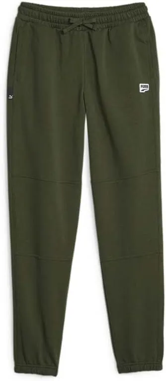 PUMA Kids Boys Downtown Sweatpants Casual Drawstring - Green - Size XL