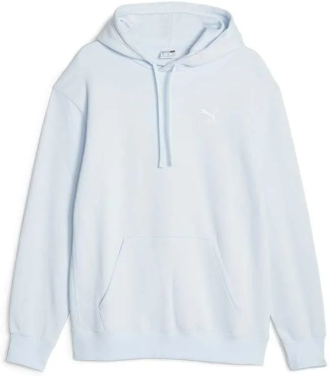 PUMA Mens Classics Small Logo Hoodie Casual Outerwear Casual Drawstring - Blue - Size M