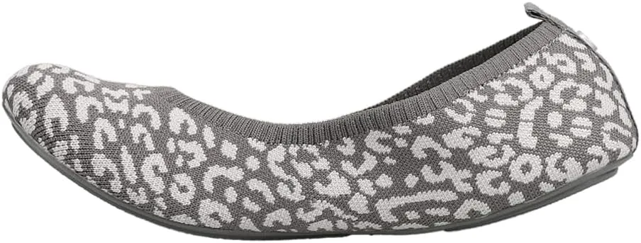 Puma Womens Iliana Ballerina Leopard Ballet Flats Casual - Grey