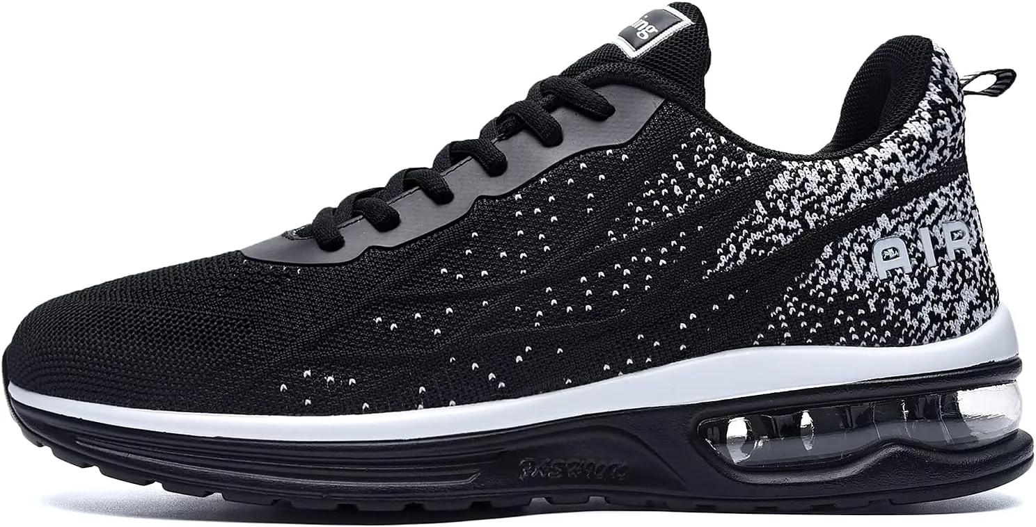 QAUPPE Mens Running Shoes Athletic Trail Tennis Sneaker (US7-12.5 D(M)