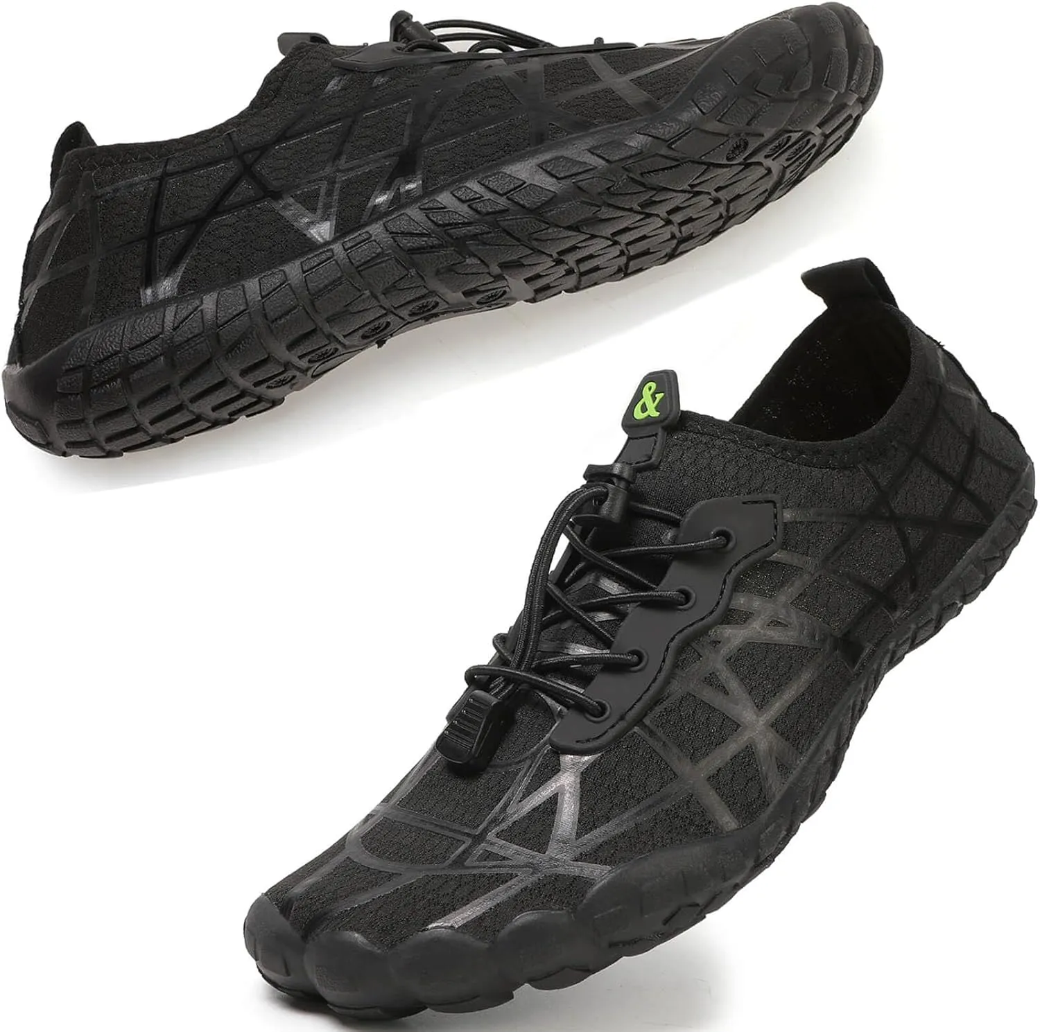Quick Dry Barefoot Beach & Pool Shoes - Slip-on for Women & Men, Surf, Yoga & Water Sports