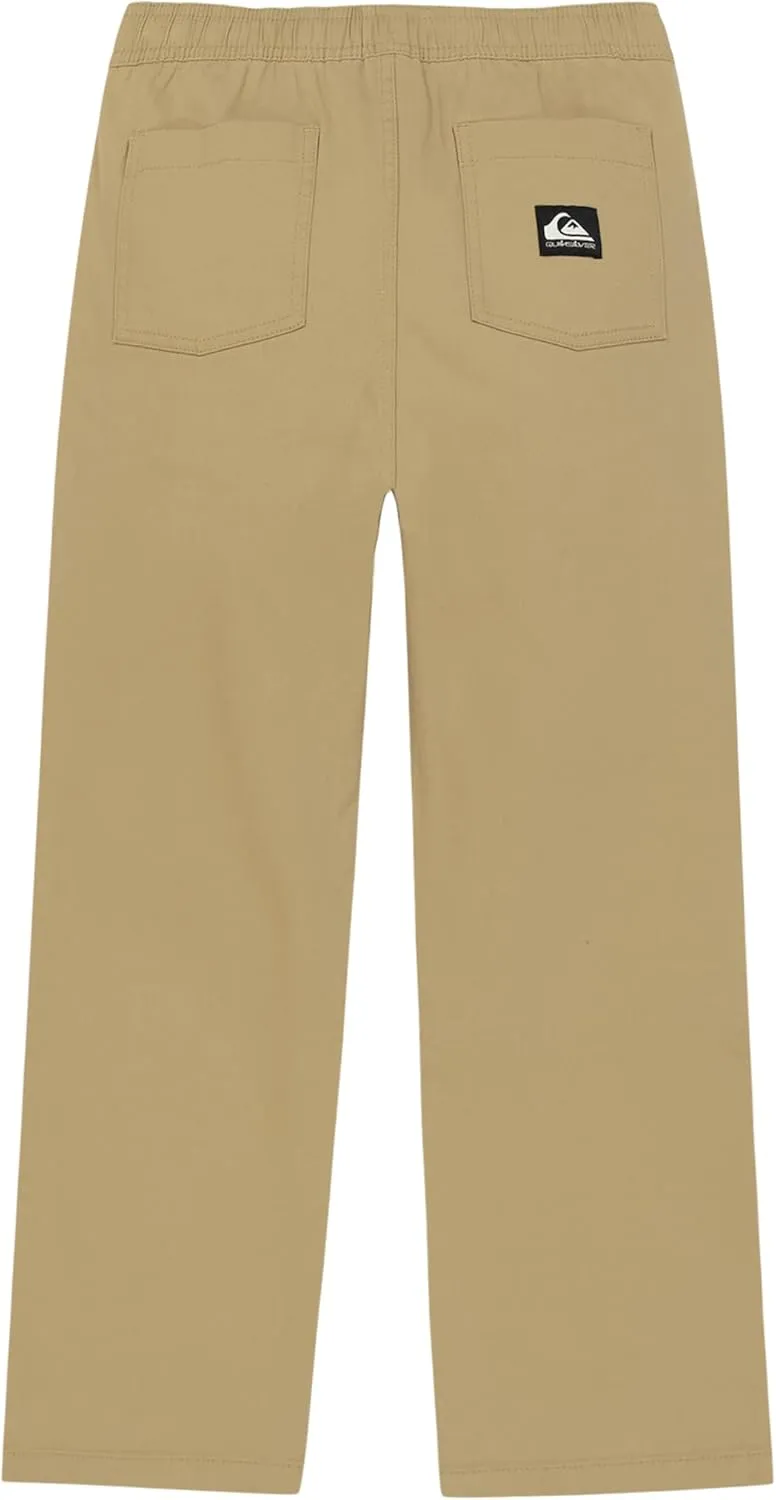 Quiksilver Boys' Pull-on Comfort Stretch DNA Beach Pants
