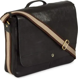 Real Leather Laptop Bag Men Women Distressed Vintage Messenger Satchel Shoulder Bag