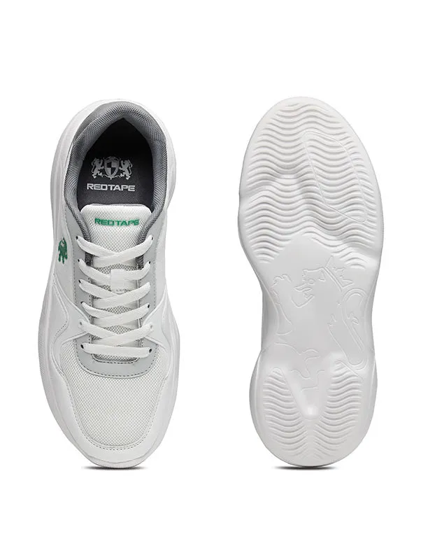 RedTape White Casual Sneaker Shoes for Men | Shock Absorbant, Slip Resistant, Dynamic Feet Support & Soft Cushion Insole