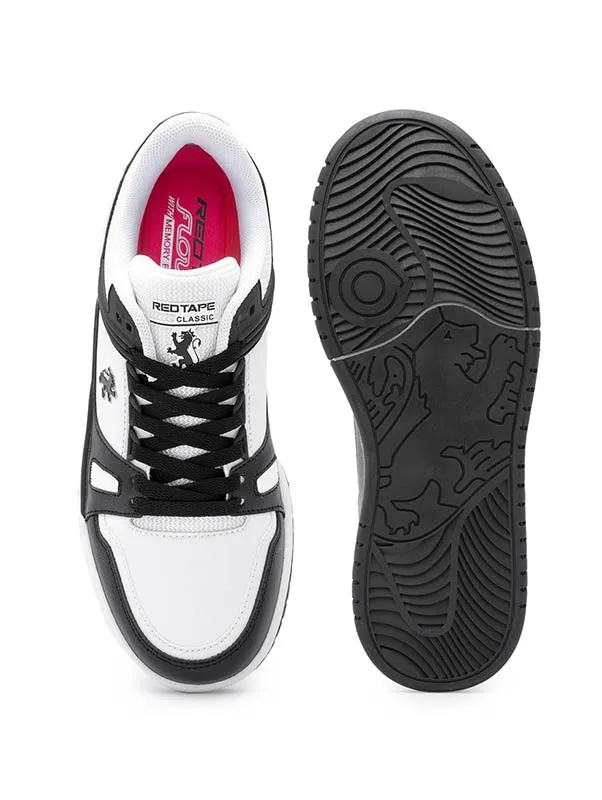 RedTape Women's Casual Sneakers Shoes | Soft Cushioned Insole, Slip-Resistance, Dynamic Feet Support, Arch Support & Shock Absorption, Model RLL0041, Black/White