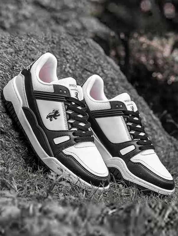 RedTape Women's Casual Sneakers Shoes | Soft Cushioned Insole, Slip-Resistance, Dynamic Feet Support, Arch Support & Shock Absorption, Model RLL0041, Black/White
