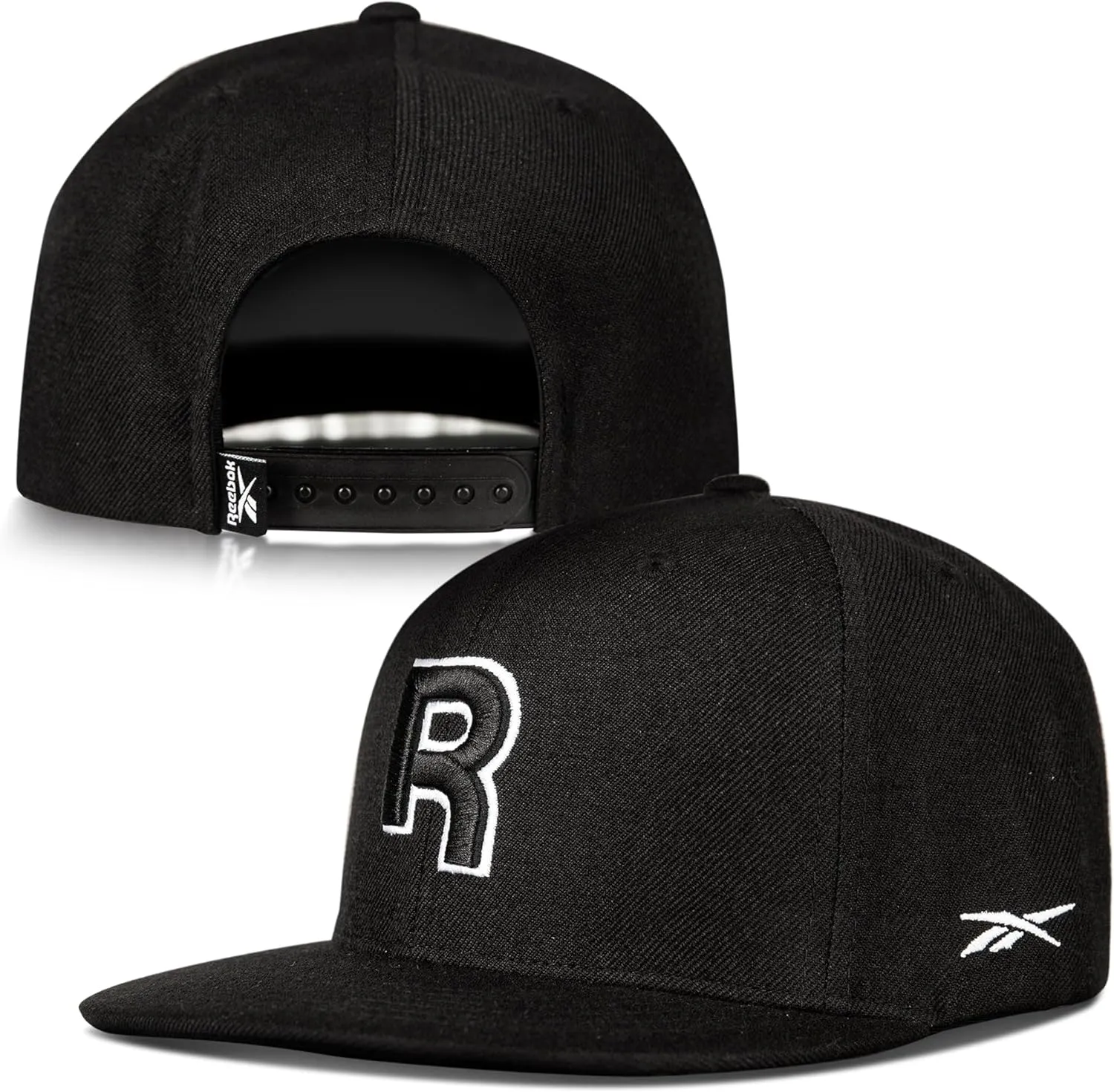Reebok Identity Drop R Hat | Cap | Baseball | Flat Brim | Snapback | Adjustable | Retro | Casual | Streetwear | Gym