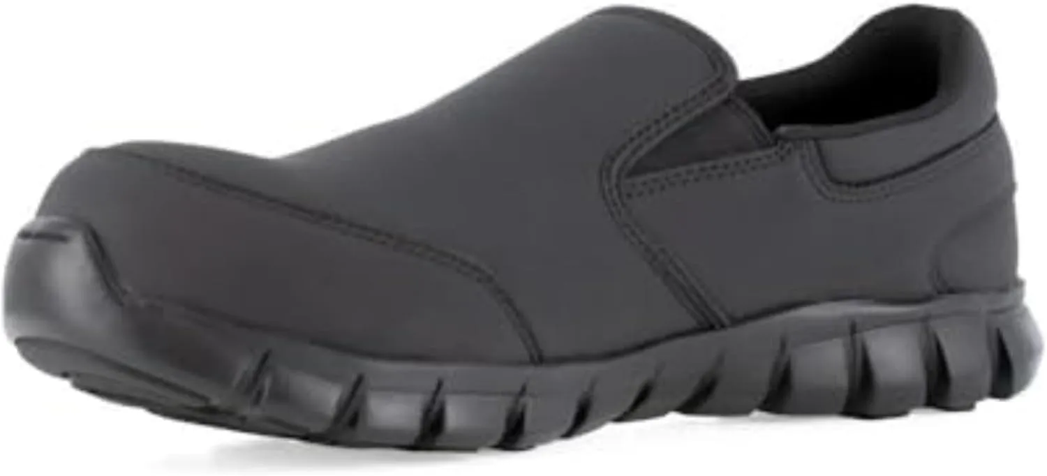 Reebok Work Men's Sublite Cushion CT Slip-On Black/Medium / 10.5