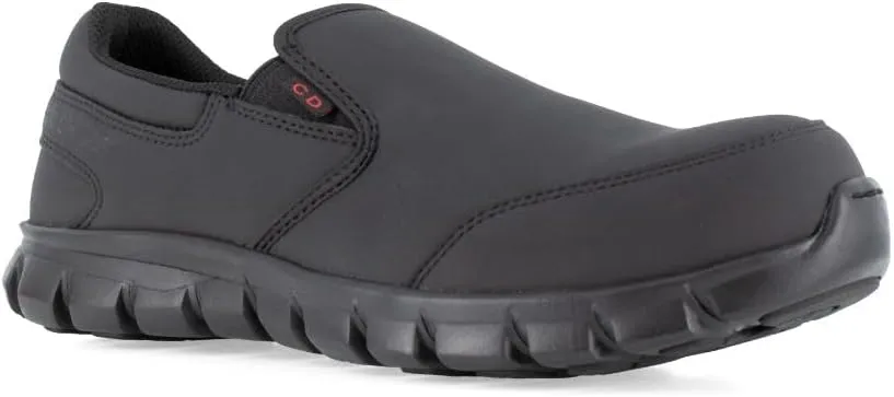 Reebok Work Men's Sublite Cushion CT Slip-On Black/Medium / 14