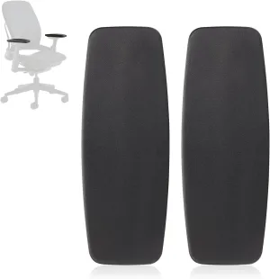 Replacement Arm Pads Caps for Steelcase Leap V2 Office Chair, Ergonomic Comfortable Foam Padding, Office Chair Arm Pads Replacement