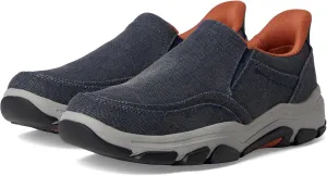 Rockport Men's Reece Sneaker, Dark Blue Canvas, 13 X-Wide