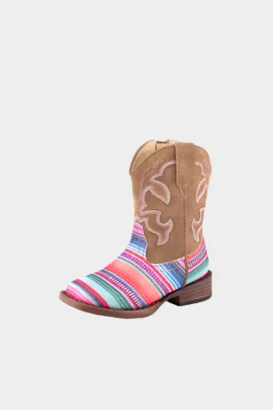 Roper Little Kids - Glitter Serape Pink